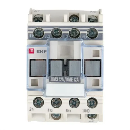 Контактор КМЭ-1 12А кат. 230В AC 1НО EKF ctr-s-12-220