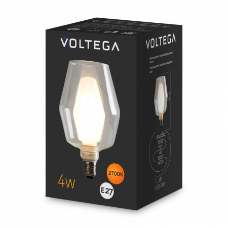 Лампа светодиодная филаментная Loft 271 G1254Вт 2700К E27 DIM Voltega 8547