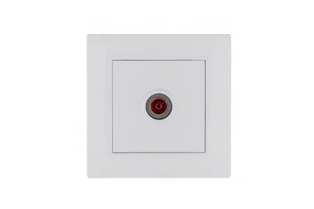 Розетка TV проходная Karea RIZZ бел. Makel 88001007