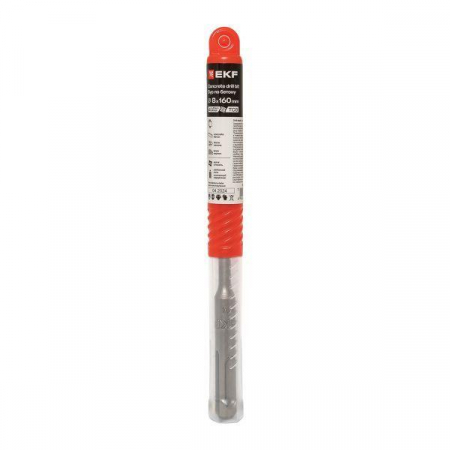 Бур по бетону SDS-plus 8х160 мм (4 резца) Professional EKF db-8-160-4x4-ue