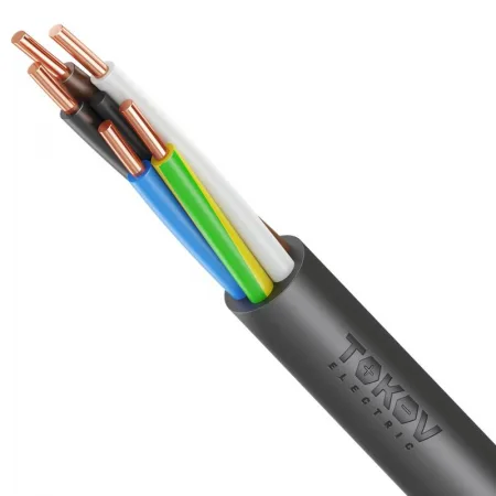 Кабель TOKOV ELECTRIC ВВГнг(А)-LS 5х1.5 ОК (N PE) 0.66кВ (м) УТ000028407
