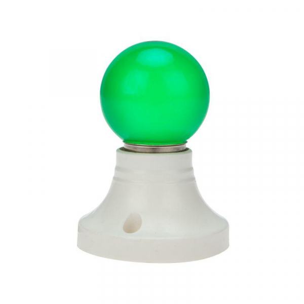 Лампа светодиодная 1Вт шар d45 5LED зел. E27 Neon-Night 405-114