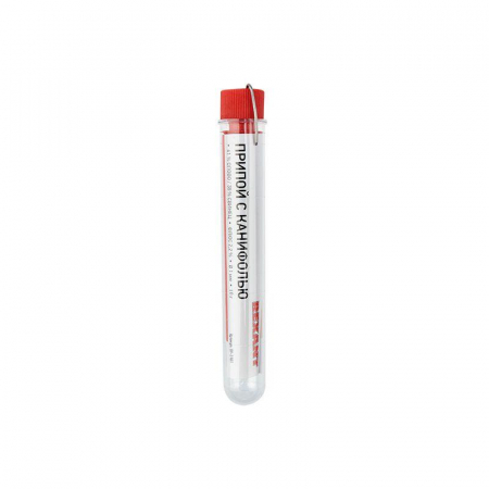 Припой с канифолью 10гр. d1.0мм Rexant 09-3101