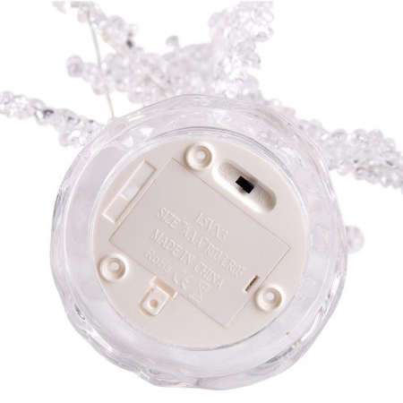 Фигура светодиодная "Ель" 51см 15LED бел. 1Вт IP20 на подставке элементы питания 3хAAA (не в компл.) Neon-Night 513-033