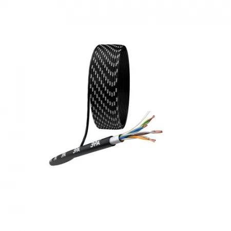 Кабель витая пара F/UTP кат.5E 4х2х24AWG solid CU PE Outdoor черн. (м) F-4-PE Эра Б0044689