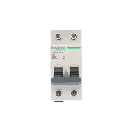 Выключатель автоматический 2п City9 Set (АВ) С 10А 6кА 230В SE C9F36210